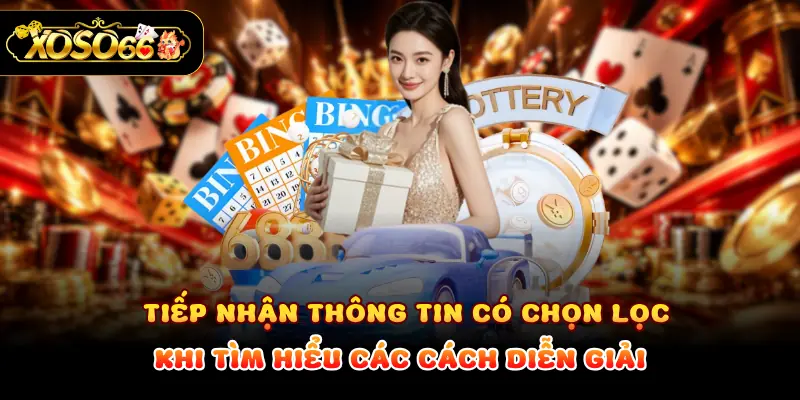 Tiếp nhận thông tin có chọn lọc khi tìm hiểu các cách diễn giải