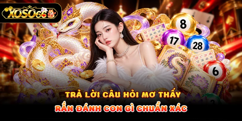Trả lời câu hỏi mơ thấy rắn đánh con gì chuẩn xác